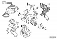 Bosch 3 601 J95 501 Gsr 12 V Cordless Drill Driver 12 V / Eu Spare Parts